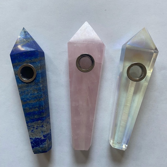 Other - 13 Glass Gemstone Pipes